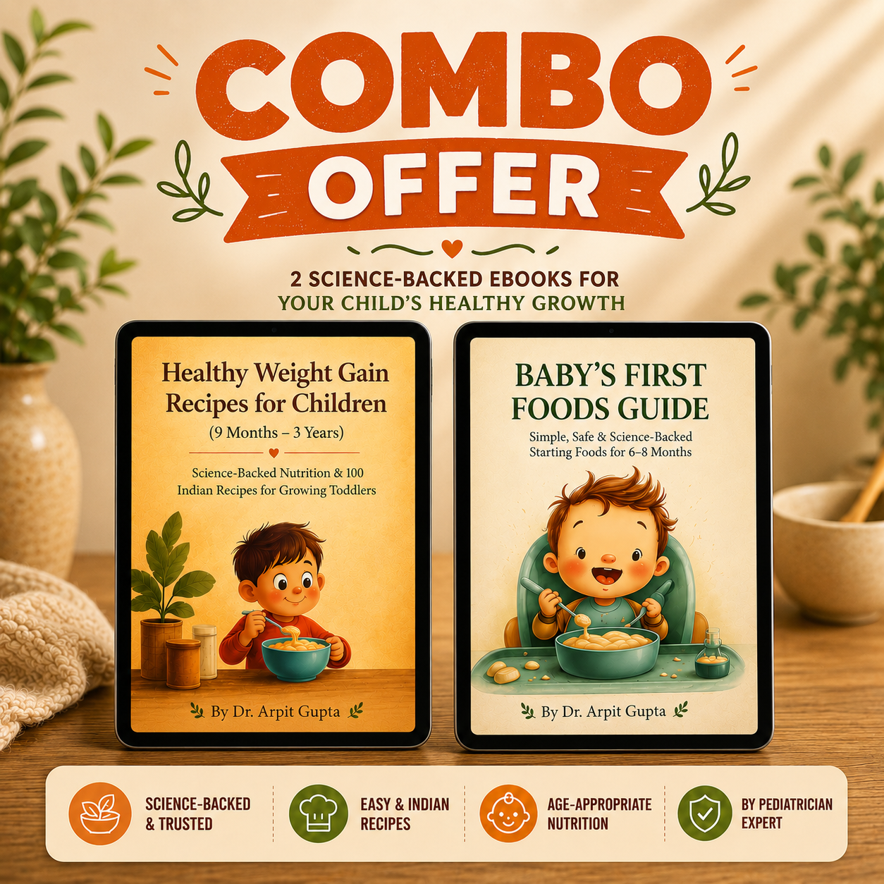 E-Book Combo ( Baby's First Food + Healthy Weight Gain )