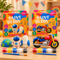 Paint Buddy Duo – Bike & Astronaut