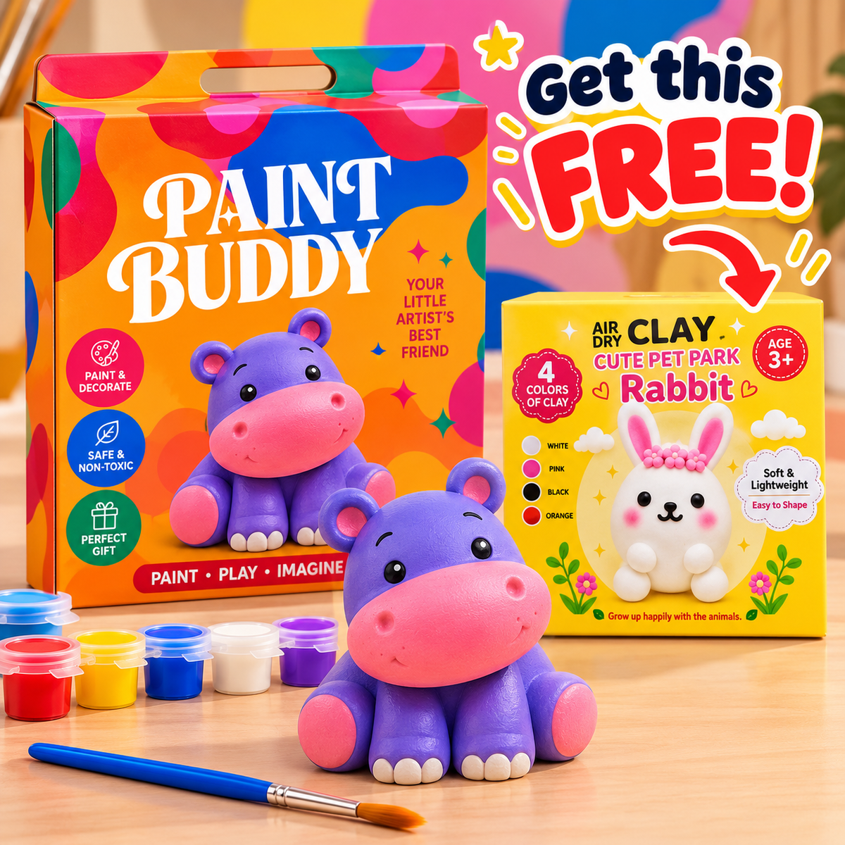 Happy Hippo Paint